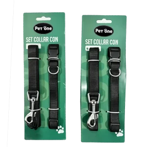 SET CORREA + COLLAR S NEGRO